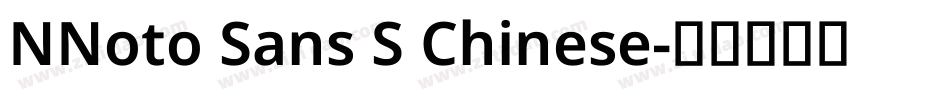 NNoto Sans S Chinese字体转换